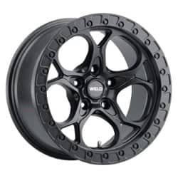 Weld Off-Road Ledge W108 17x9 5x127 0 ET 71.5 CB Satin Black