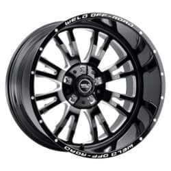 Weld Off-Road Slingblade W158 20x9 8x165.1 20 ET 125.1 CB Gloss Black Milled