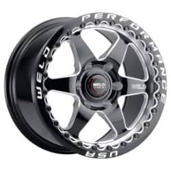 Weld Ventura 6 Beadlock S909 17x9.5 6x127 35 ET 78.1 CB Gloss Black Milled