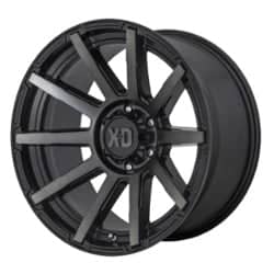 XD Series XD847 Outbreak 22x10 8x170 -18 ET 125.5 CB Satin Black / Gray Tint