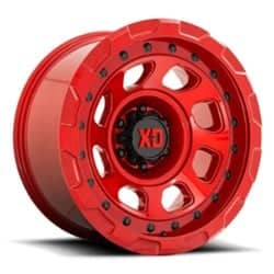 XD Series XD861 Storm 17x9 6x139.7 0 ET 106.1 CB Gloss Red