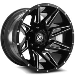 XF Off-Road XF-218 20x10 5x114.3/5x127 -12 ET 78.1 CB Gloss Black Milled
