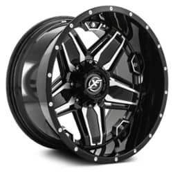 XF Off-Road XF-223 20x12 5x127/5x139.7 -44 ET 78.1 CB Gloss Black Machined