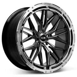 XXR 585 20x8.5 5x114.3 35 ET 73.1 CB Black/Machined Ring