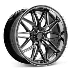 XXR 586 20x8.5 5x114.3 35 ET 73.1 CB Chromium Black/Chrome Lip