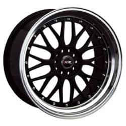 XXR 521 18x8.5 5x114.3/5x120 25 ET 73.1 CB Black / Machined Lip