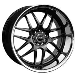 XXR 526 18x9 5x114.3/5x120 35 ET 73.1 CB Chromium Black / Stainless Steel Chrome Lip