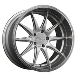 XXR 527D 18x9 5x114.3 35 ET 73.1 CB Silver / Machined Lip