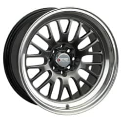 XXR 531 15x8 4x100/4x114.3 20 ET 73.1 CB Chromium Black / Machined Lip