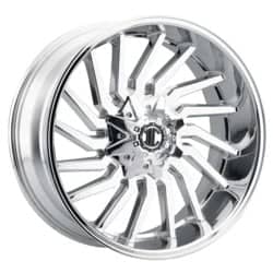 Xtreme NX-26 22x10 Blank 8 Lug -25 ET 130.8 CB Chrome