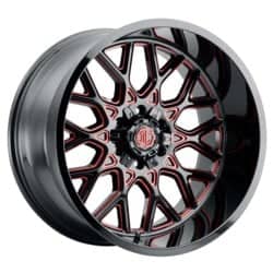 Xtreme NX-30 Midnight Black / Red MG Milling