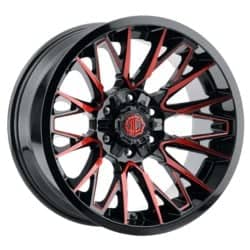 Xtreme NX-31 Midnight Black / Red DC Face / Red MG Milling