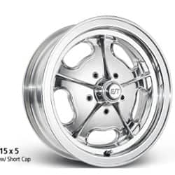 E-T Wheels Gasser (Custom) 15x3.5 3.25 ET 73 CB Polished