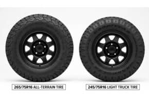 Can I Use 265/75R16 Instead of 245/75R16?
