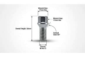 What are lug bolts used for?