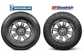Michelin LTX AT2 vs BFG KO2