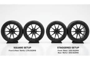 Square vs. Staggered Wheel Setup