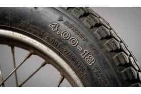 Vintage Motorcycle Tire Sizes Decoded