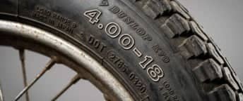 Vintage Motorcycle Tire Sizes Decoded