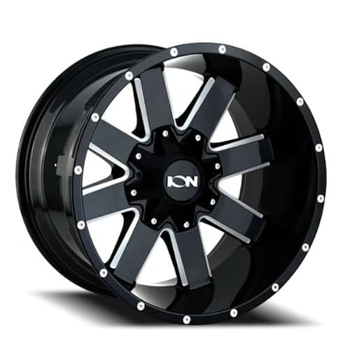 Ion Alloy 141 17x9 8x165.1 18 ET 130.8 CB Gloss Black (141-7981M18)