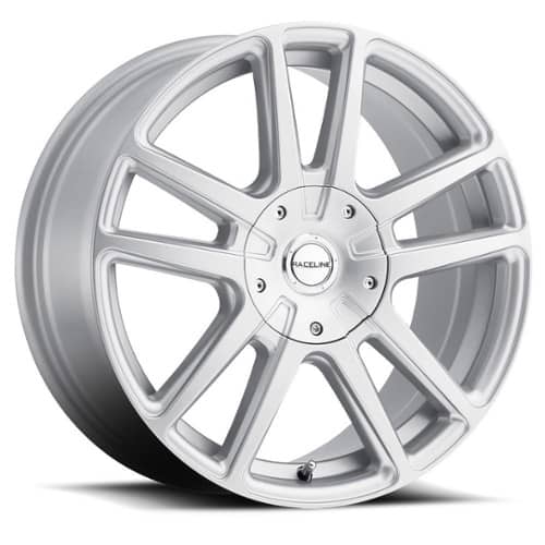 Raceline 145S Encore 17x7.5 5x108/5x114.3 40 ET 72.56 CB Silver (145S-77592+40)