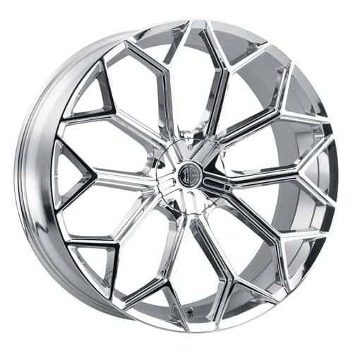 2Crave Number 42 24x10 Blank 6 Lug 15 ET 78.3 CB Chrome (N42-2410Z15MC)