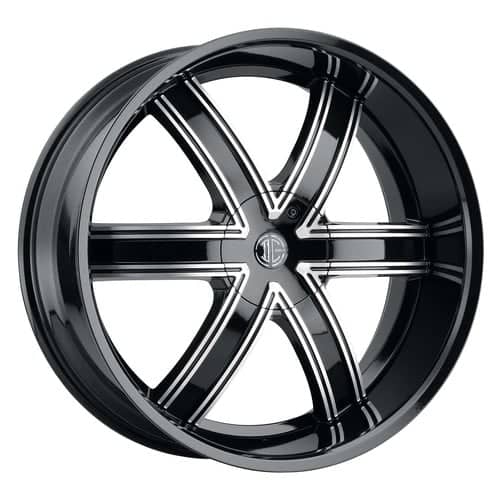 2Crave Number 44 20x9.5 6x135 30 ET 87 CB Gloss Black Machined (N44-2095Y30PB)