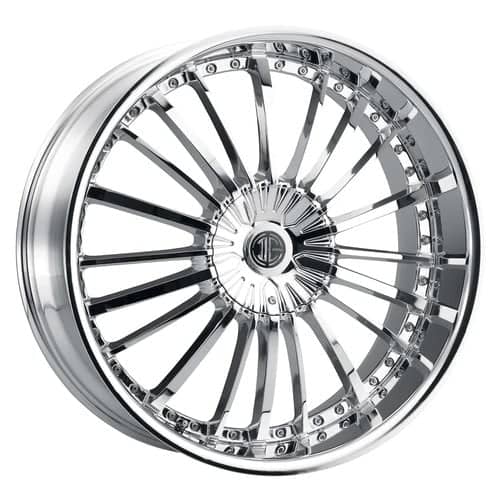 2Crave Number 48 24x10 Blank 5 Lug / Blank 6 Lug 15 ET 78.3 CB Chrome (N48-2410Z15MC)