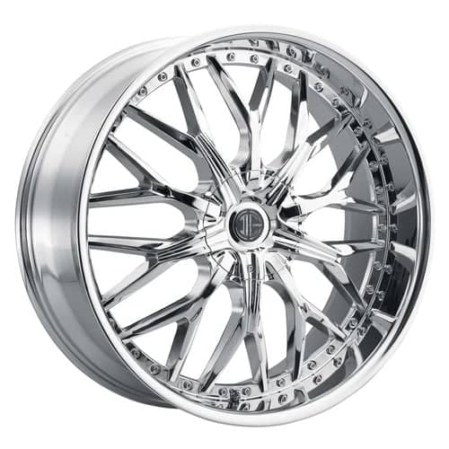 2Crave Number 49 24x10 Blank 5 Lug / Blank 6 Lug 15 ET 78.3 CB Chrome (N49-2410Z15MC)