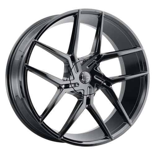 2Crave Number 51 18x8 Blank 5 Lug 35 ET 72.56 CB Gloss Black (N51-1880Z35FGB)