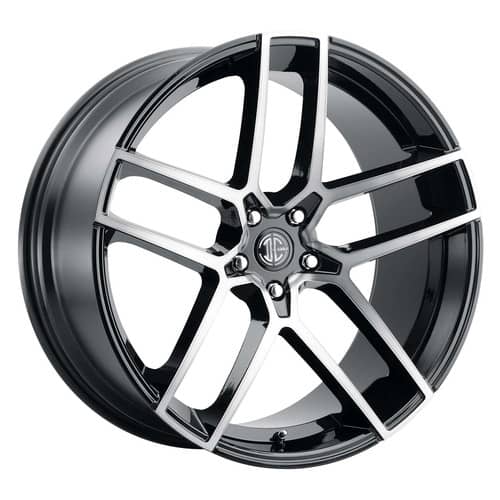 2Crave Number 54 22x9 Blank 5 Lug 15 ET 74.1 CB Gloss Carbon Black (N54-2290Z15JGCB)