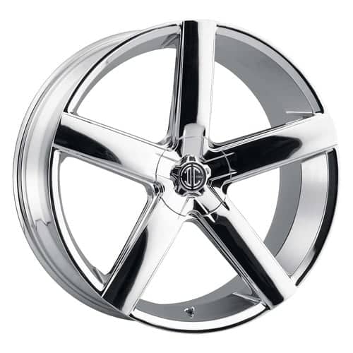 2Crave Number 55 18x8 Blank 5 Lug 35 ET 72.56 CB Chrome (N55-1880Z35FC)