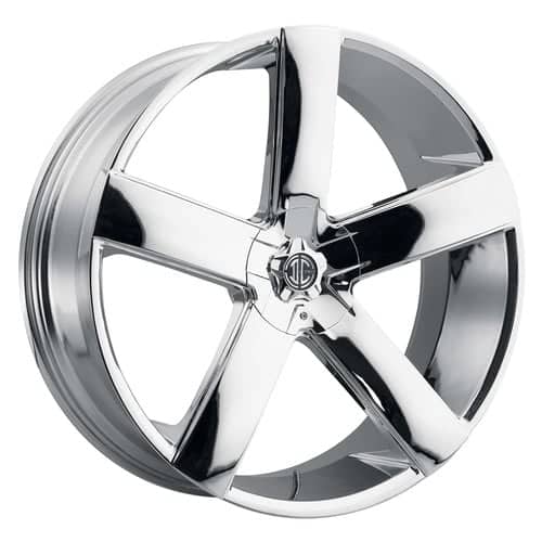 2Crave Number 65 24x10 Blank 5 Lug / Blank 6 Lug 15 ET 78.3 CB Chrome (N65-2410Z15MC)