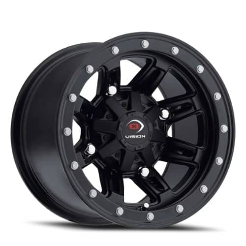 Vision 550 12x7 4x115 2 ET 80.0 CB Matte Black (550-127115MB4)