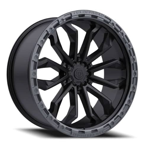 TIS Offroad 556BA 17x9 6x139.7 0 ET 106.2 CB Satin Black (556BA-7908300)