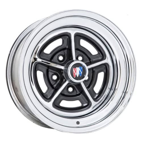 Wheel Vintiques 57 Buick Rallye Chrome/Gloss Black (57-4634032)