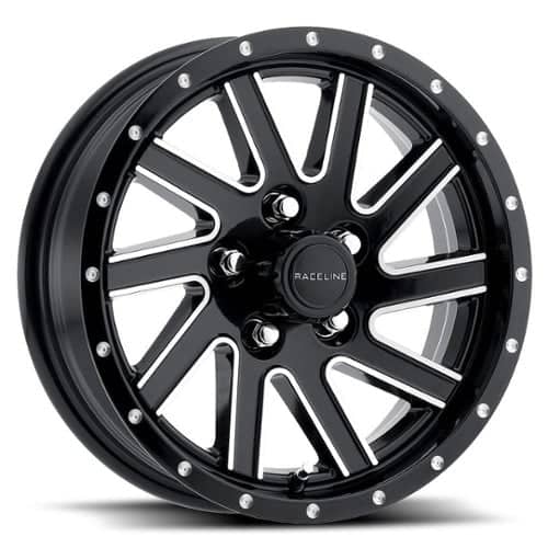 Raceline 820 Twisted Trailer Black & Milled (820M-55012)
