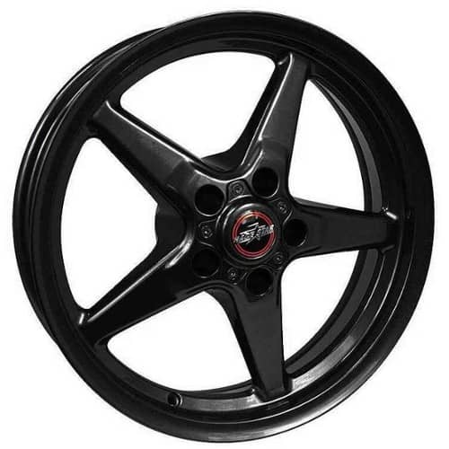 Racestar 92 Drag Star Bracket Racer 17x4.5 5x120.65 -12 ET 3.07 CB Black (92-745245B*)