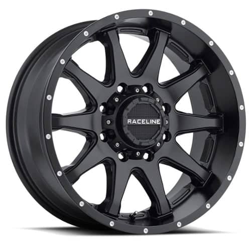 Raceline 930B Shift 20x9 Blank 5 Lug/Blank 6 Lug/Blank 8 Lug -12 ET 78.1 CB Black (930B-29000-12(6P))