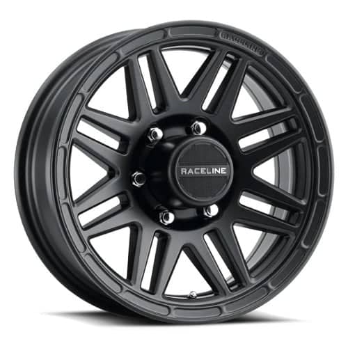 Raceline 944B Outlander Trailer 14x6 5x114.3 0 ET 81 CB Satin Black (944B-46012)