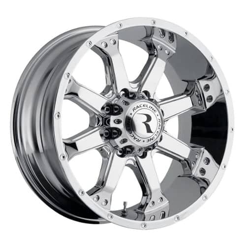 Raceline 991C Assault 18x9 5x139.7 20 ET 106.5 CB Chrome (991C-89055+20)