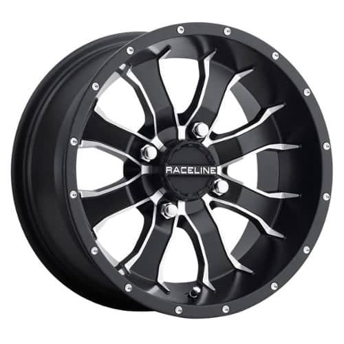 Raceline A77 Mamba ATV/UTV Black with Machined Accents (A7710514-32)