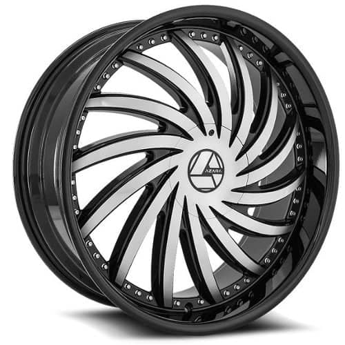 Azara AZA 508 Gloss Black Machined (AZA508188051121143+35BM)