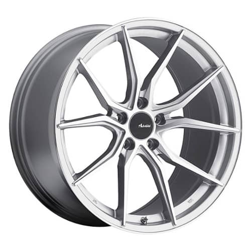 Advanti Hybris 19x8.5 5x115 40 ET 73.1 CB Machine Face Silver (HY9851540S)