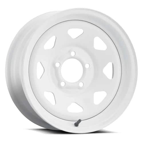 Allied Wheel 20 8 Spoke TR Rim 12x4 5x114.3 0 ET 81 CB White (2024012-W)