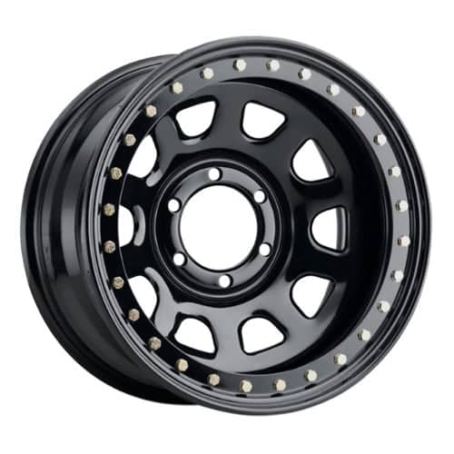 Allied Wheel 54B Daytona 15x8 6x139.7 -19 ET 108 CB Black (54B-58060)