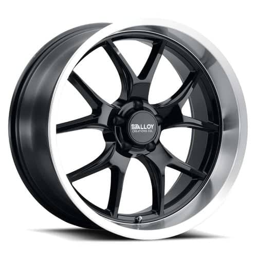 Alloy Creations AC525 Gloss Black Machined Lip (525AA-1770F0)