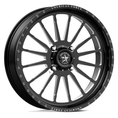 American Force K03 Alpine UTV 20x7 4x156 0 ET 115 CB Black (AFTOK03E111-2-20)