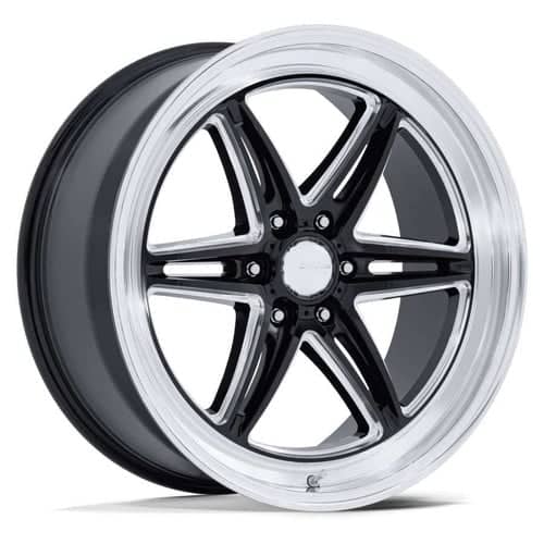 American Racing AR953 Groove 6 Drag Black (AR953BE17106135)