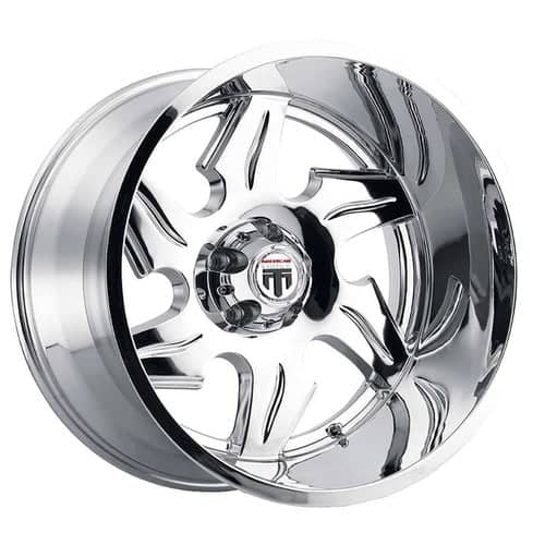 American Truxx AT163 Ninja 22x14 5x127 -76 ET 78.1 CB Chrome (AT163-22473C-76)